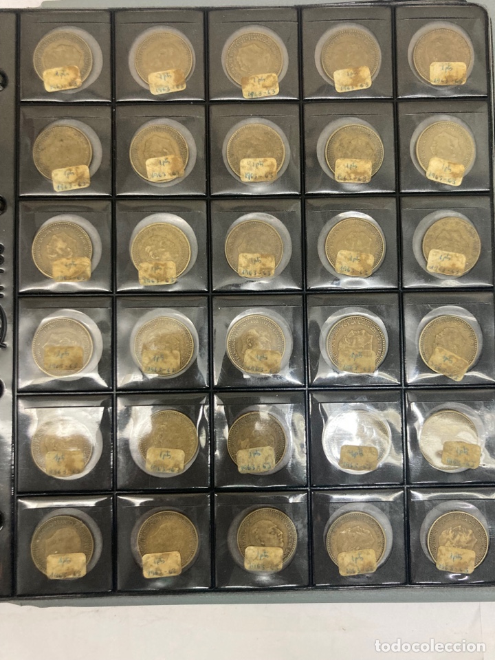 Monedas Franco: 30 monedas de una pesetas 1963 E63 - Foto 1