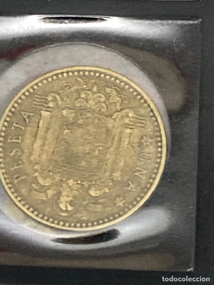 Monedas Franco: 30 monedas de una pesetas 1963 E64 - Foto 7