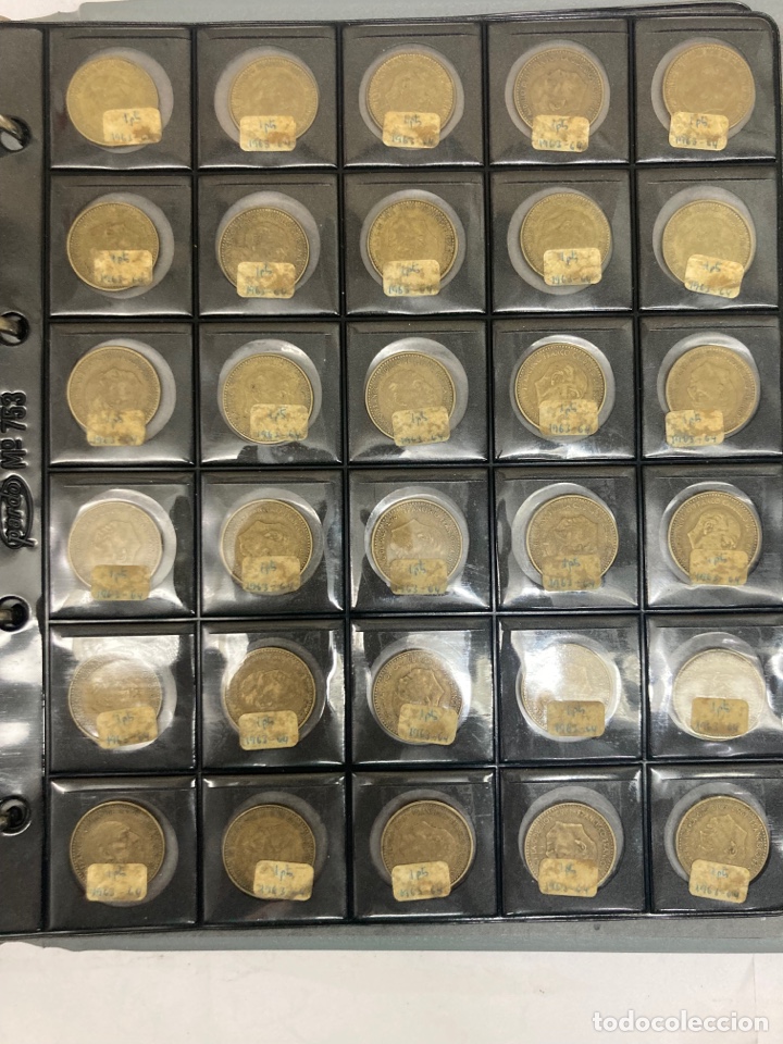 Monedas Franco: 30 monedas de una pesetas 1963 E64 - Foto 1