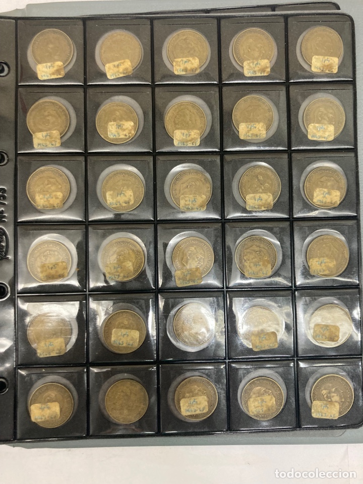 Monedas Franco: 30 monedas de una pesetas 1963 E65 - Foto 5