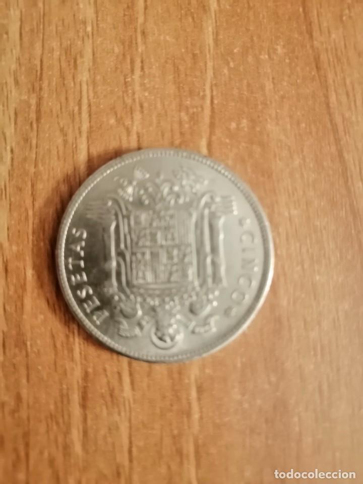 Monedas Franco: MONEDA DE CINCO PESETAS A&Ntilde;O 1949 - Foto 2