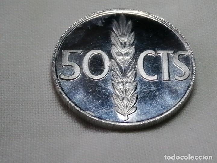Monedas Franco: 50 CENTIMOS 1966 / 73. PROOF. - Foto 6