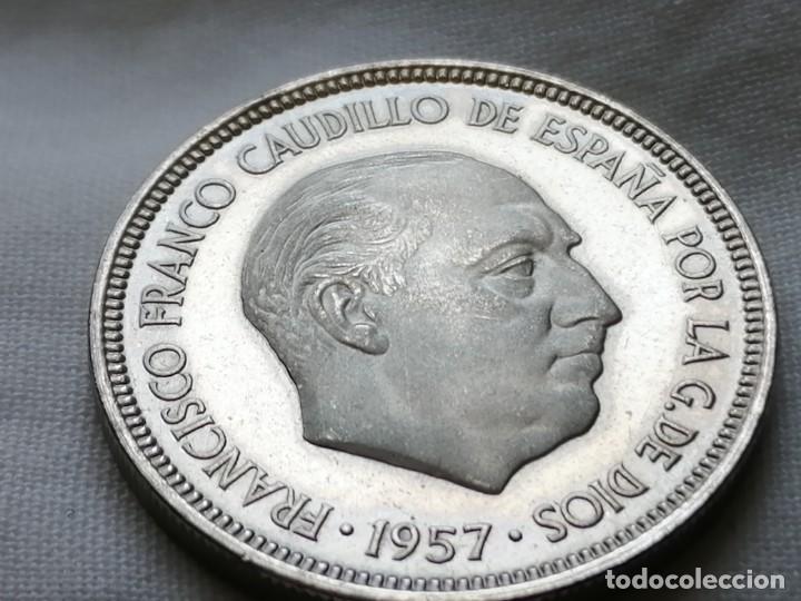 Monedas Franco: 5 PESETAS 1957/ 73 PROOF - Foto 2