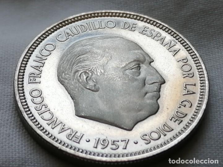 Monedas Franco: 5 PESETAS 1957/ 73 PROOF - Foto 3