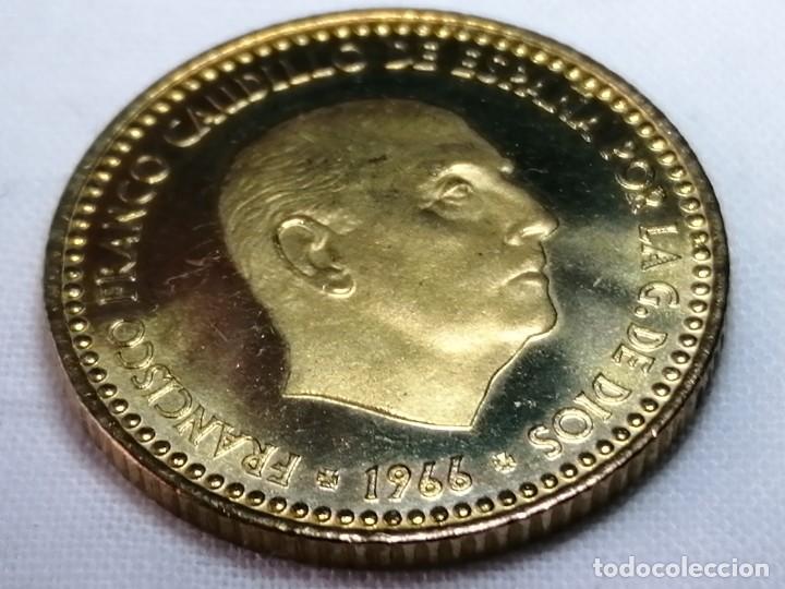 Monedas Franco: 1 PESETA 1966 / 72. PROOF. - Foto 1
