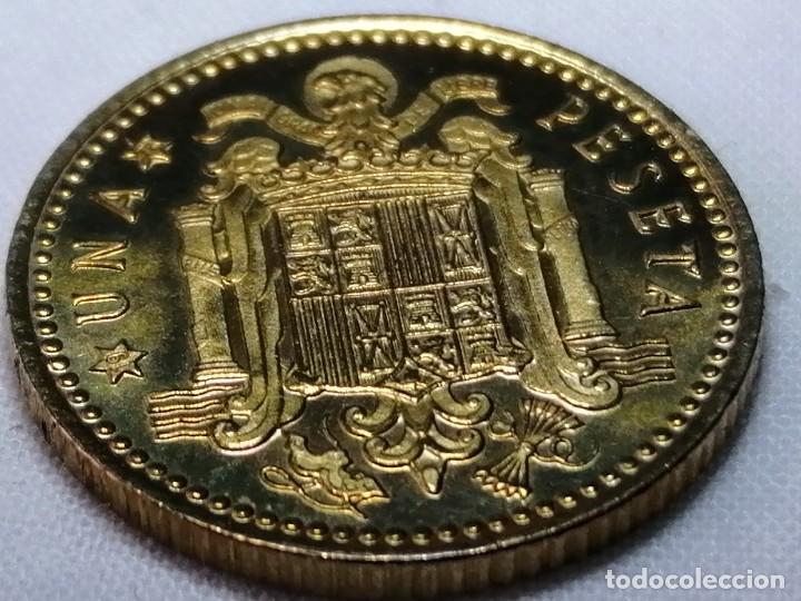 Monedas Franco: 1 PESETA 1966 / 72. PROOF. - Foto 2