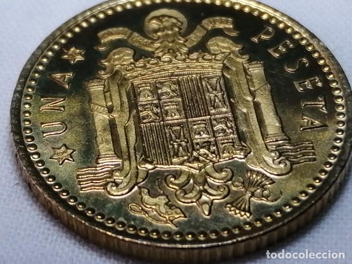 Monedas Franco: 1 PESETA 1966 / 72. PROOF. - Foto 3