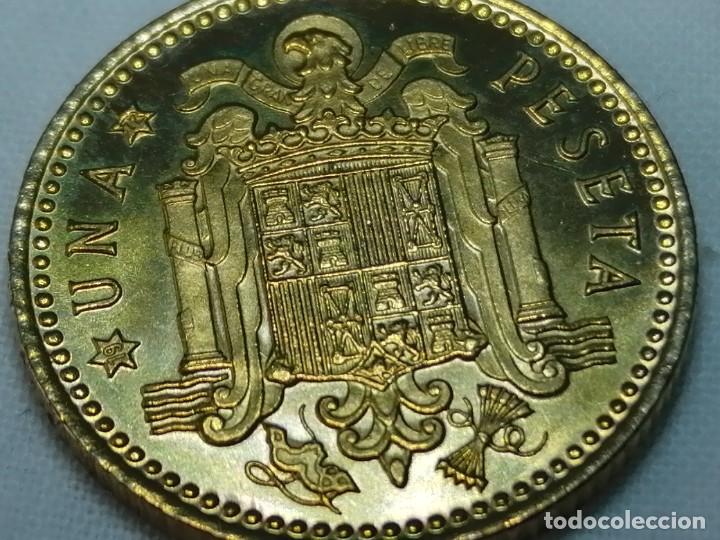 Monedas Franco: 1 PESETA 1966 / 72. PROOF. - Foto 4