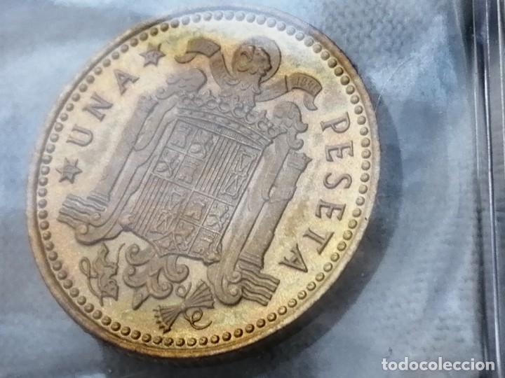 Monedas Franco: 1 PESETA 1966 / 72. PROOF. - Foto 6