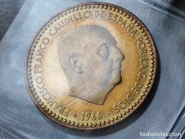 Monedas Franco: 1 PESETA 1966 / 72. PROOF. - Foto 7