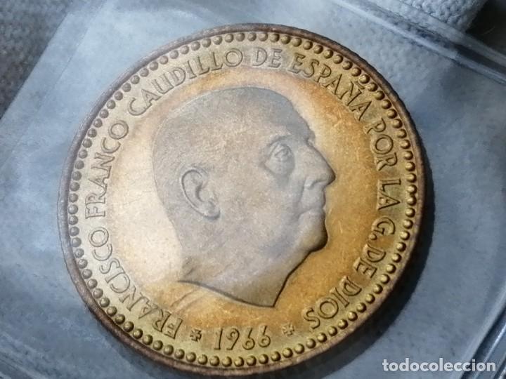 Monedas Franco: 1 PESETA 1966 / 72. PROOF. - Foto 8