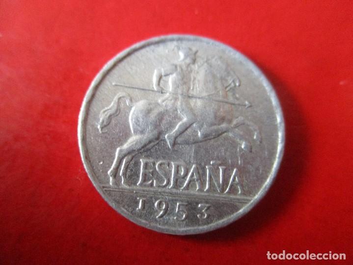 Monedas Franco: Estado Espa&ntilde;ol. 5 centimos 1953 - Foto 1