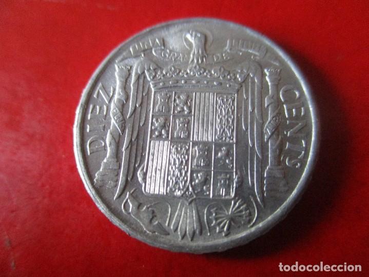 Monedas Franco: Estado Espa&ntilde;ol. 10 centimos 1941 - Foto 2