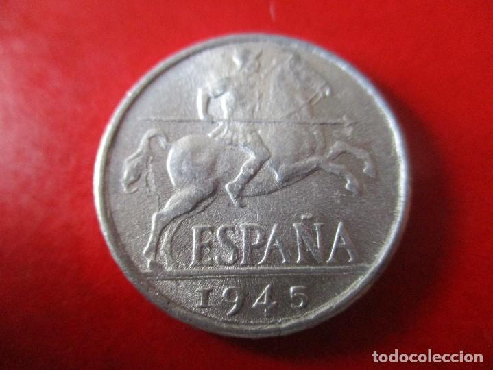 Monedas Franco: Estado Espa&ntilde;ol. 10 centimos 1945 - Foto 1