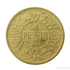 Monedas Franco: 1 PESETA DE 1944 .SIN CIRCULAR. INCREÍBLE EN ESTE ESTADO.