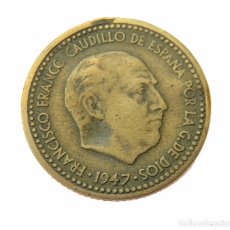 Monedas Franco: 1 PESETA DE 1947 ESTRELLA DEL 52.. Lote 346333893