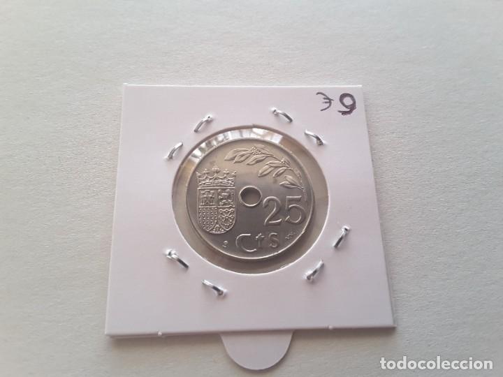 Monedas Franco: Moneda 25 c&eacute;ntimos 1937 - Foto 2