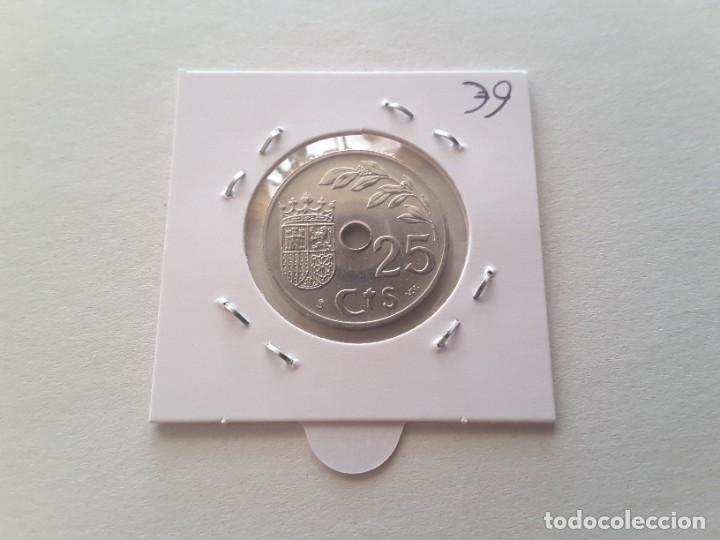 Monedas Franco: Moneda 25 c&eacute;ntimos 1937 - Foto 2