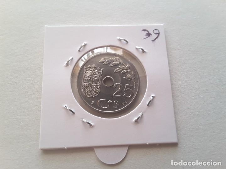 Monedas Franco: Moneda 25 c&eacute;ntimos 1937 - Foto 2