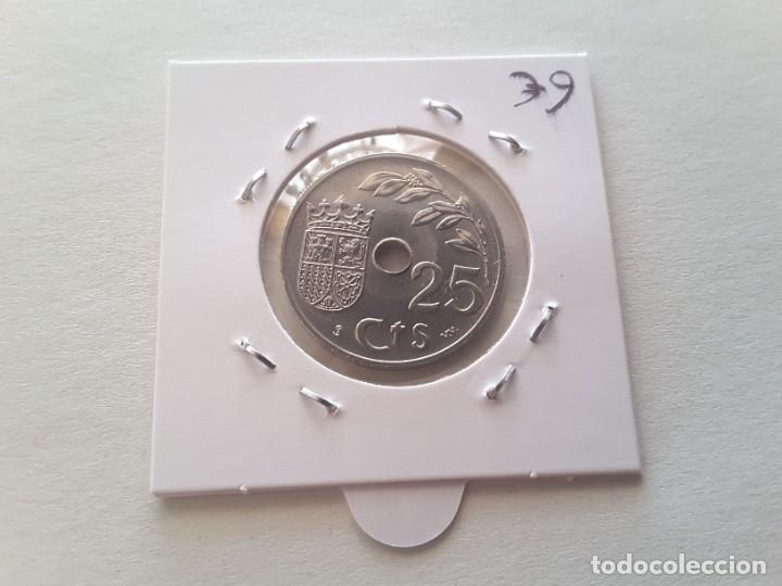 Monedas Franco: Moneda 25 c&eacute;ntimos 1937 - Foto 2