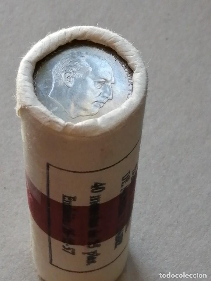 Monedas Franco: Cartucho 25 PESETAS 1957 / 74. - Foto 5