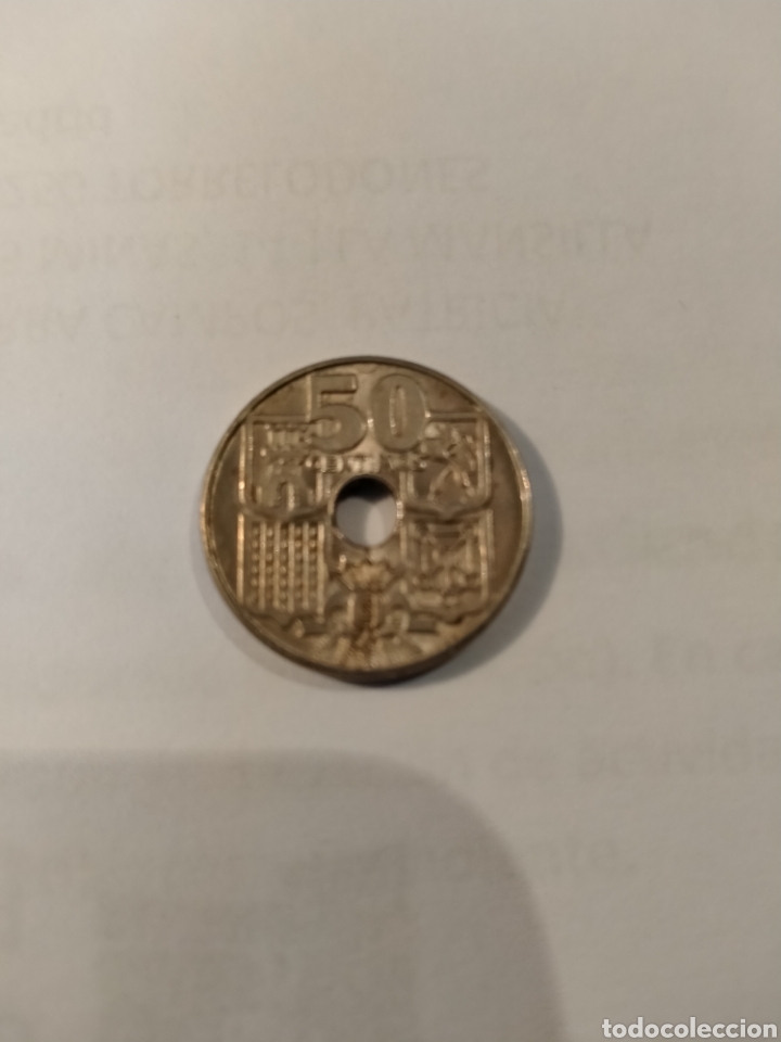 Monedas Franco: 50 c&eacute;ntimos Espa&ntilde;a 1949 52 - Foto 2