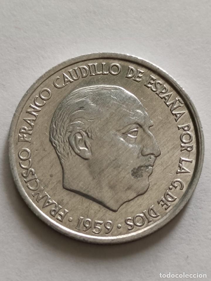 Monedas Franco: - MONEDA DE 10 C&Eacute;NTIMOS DEL A&Ntilde;O 1959 SIN CIRCULAR. - Foto 2