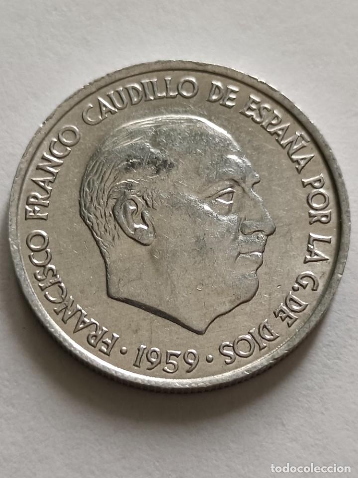 Monedas Franco: - MONEDA DE 10 C&Eacute;NTIMOS DEL A&Ntilde;O 1959 SIN CIRCULAR. - Foto 2