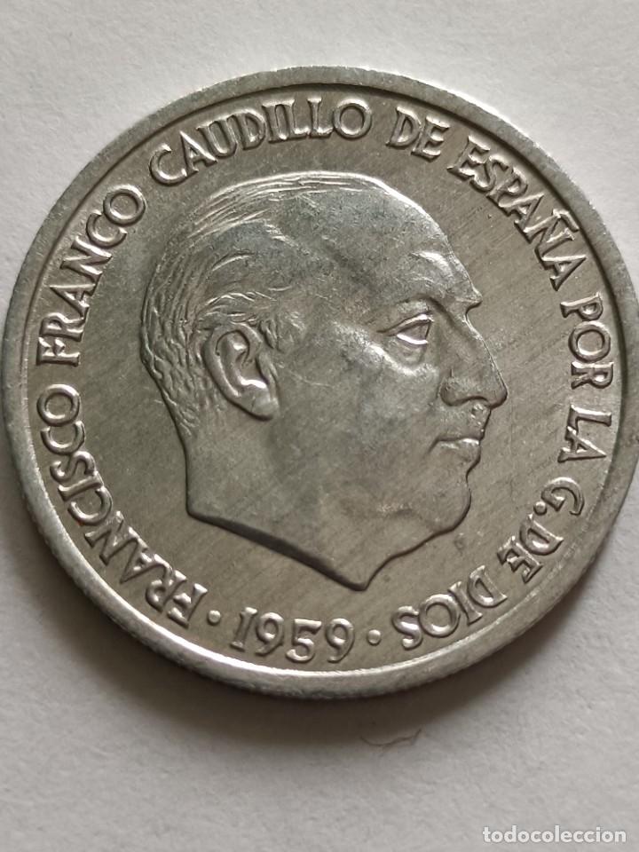 Monedas Franco: - MONEDA DE 10 C&Eacute;NTIMOS DEL A&Ntilde;O 1959 SIN CIRCULAR. - Foto 2