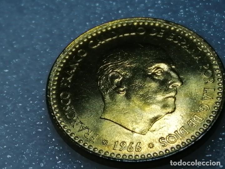 Monedas Franco: 1 PESETA 1966 /75 SC+ - Foto 3