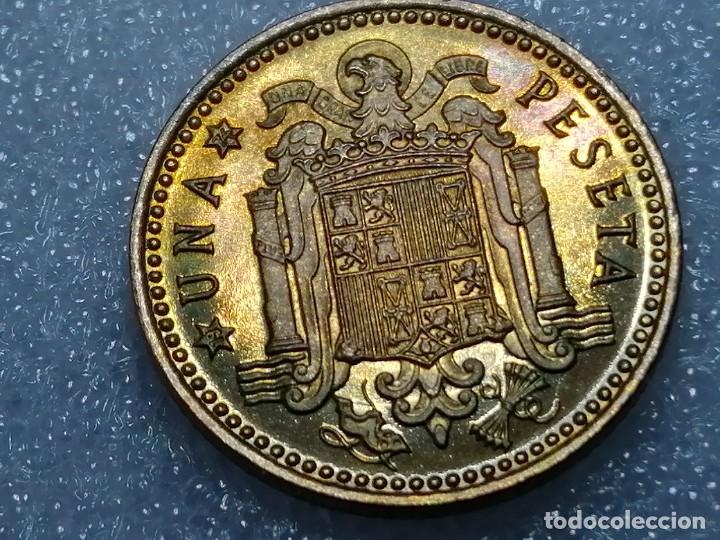 Monedas Franco: 1 PESETA 1966 / 74. PROOF. - Foto 7