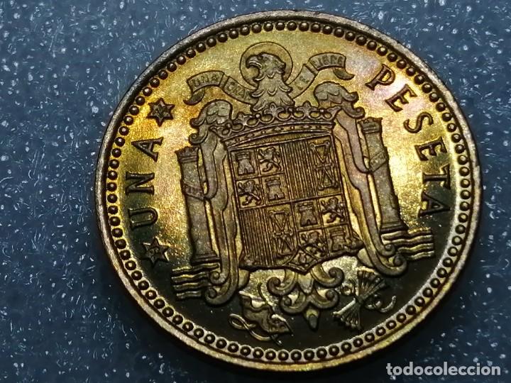 Monedas Franco: 1 PESETA 1966 / 74. PROOF. - Foto 9