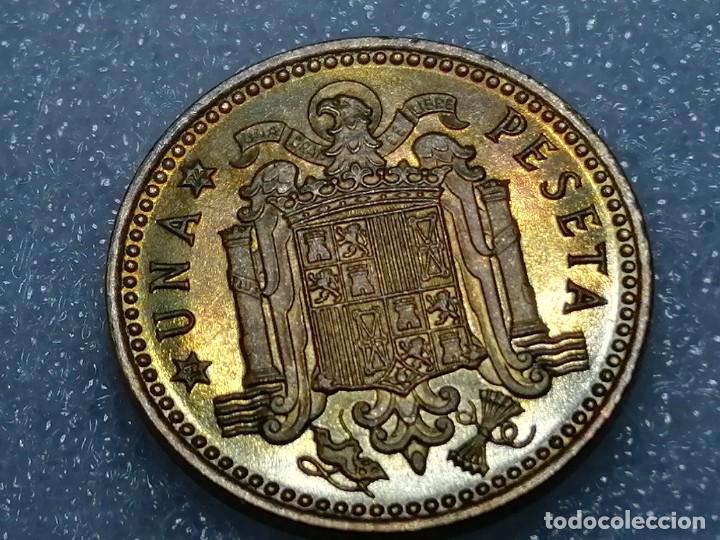 Monedas Franco: 1 PESETA 1966 / 74. PROOF. - Foto 10