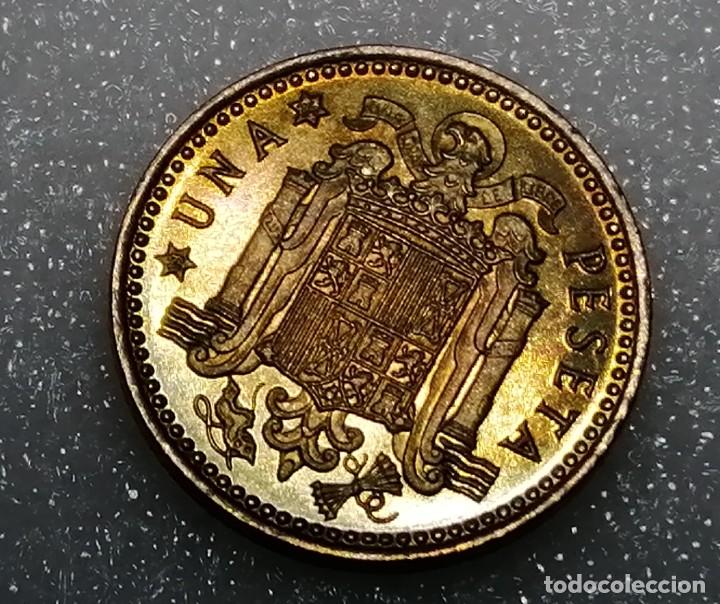 Monedas Franco: 1 PESETA 1966 / 74. PROOF. - Foto 17