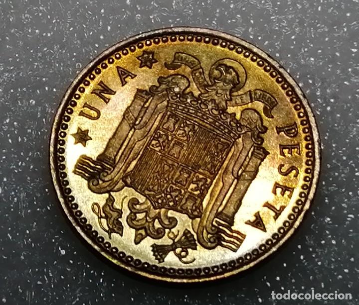 Monedas Franco: 1 PESETA 1966 / 74. PROOF. - Foto 20