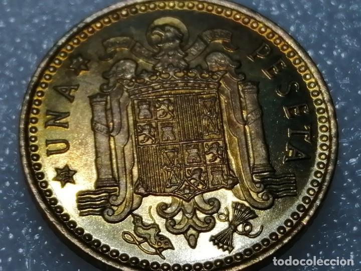 Monedas Franco: 1 PESETA 1966 / 74. PROOF. - Foto 22