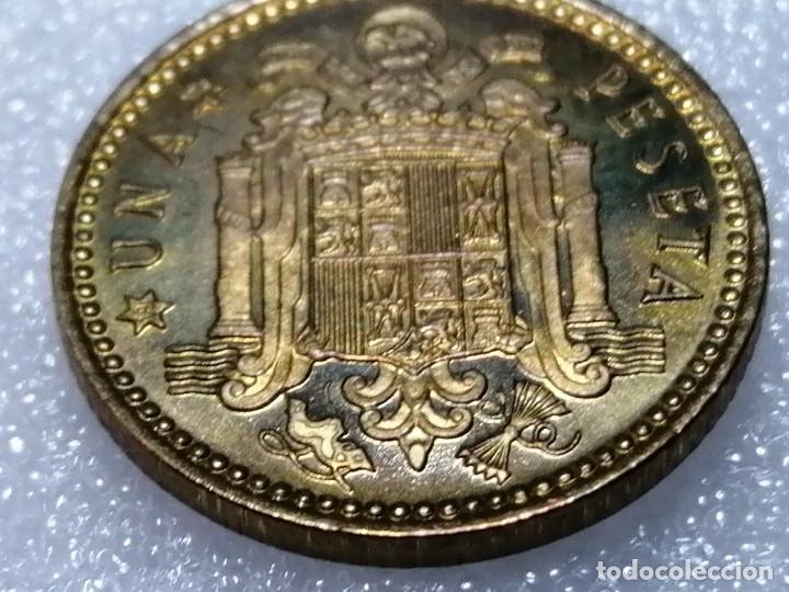 Monedas Franco: 1 PESETA 1966 / 74. PROOF. - Foto 24