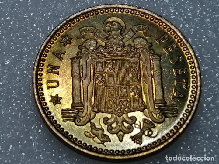 Monedas Franco: 1 PESETA 1966 / 74. PROOF. - Foto 28