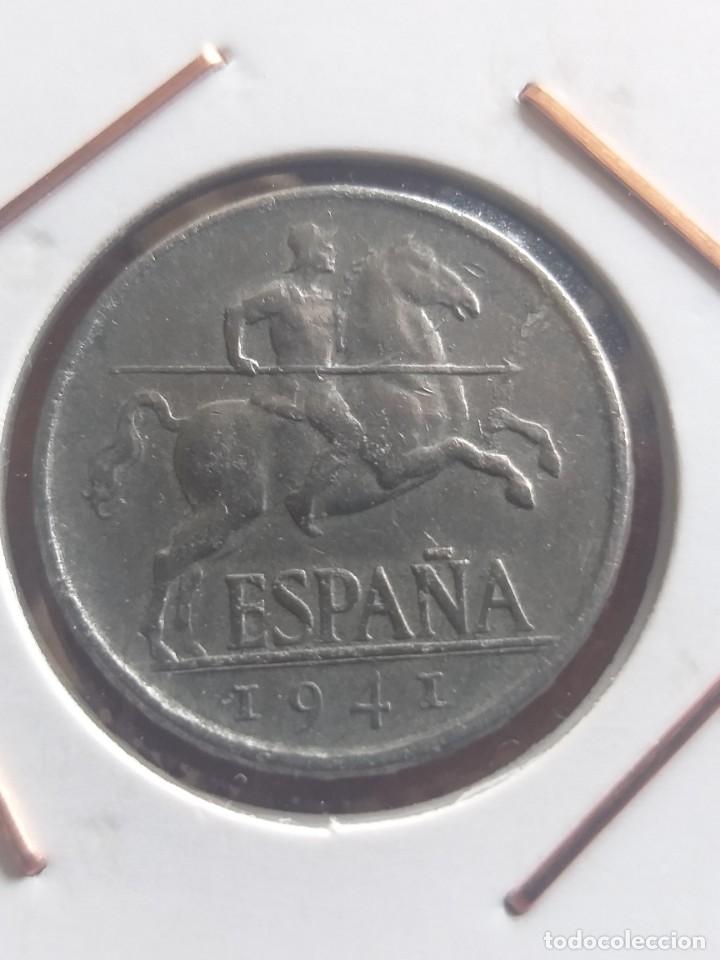 Monedas Franco: 5 c&eacute;ntimos 1941, Estado Espa&ntilde;ol MBC - Foto 1