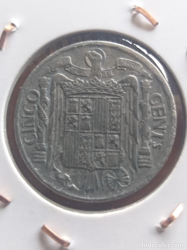 Monedas Franco: 5 c&eacute;ntimos 1941, Estado Espa&ntilde;ol MBC - Foto 3