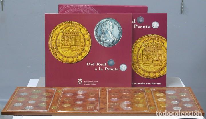 Monedas Franco: ESTUCHE. DEL REAL A LA PESETA - Foto 1
