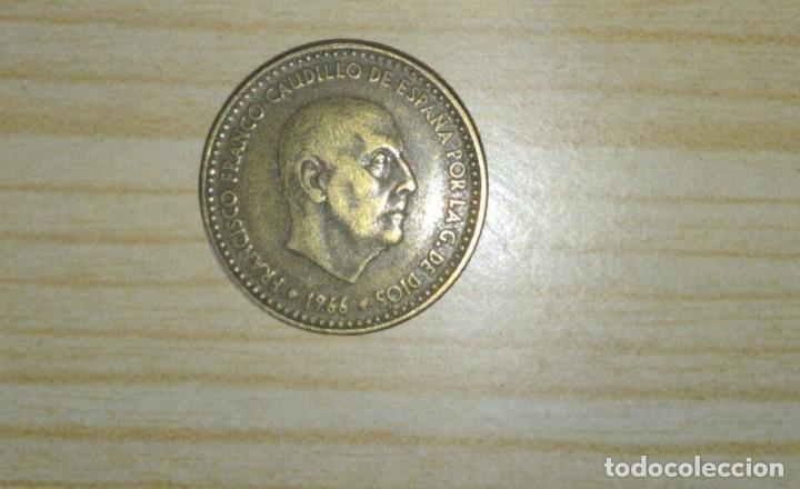 Monedas Franco: MONEDA PESETA 1966 - Foto 1