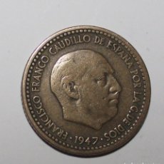 Monete Franco: MONEDA 1 PESETA FRANCO 1947 ESTRELLA 50. Lote 354148018