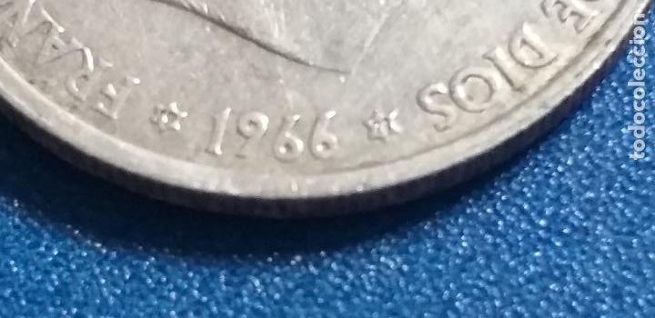 Monedas Franco: Moneda de 50 c&eacute;ntimos. A&ntilde;o 1966. Estrella 73 - Foto 3