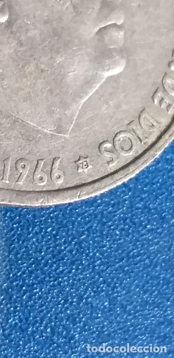 Monedas Franco: Moneda de 50 c&eacute;ntimos. A&ntilde;o 1966. Estrella 73 - Foto 4