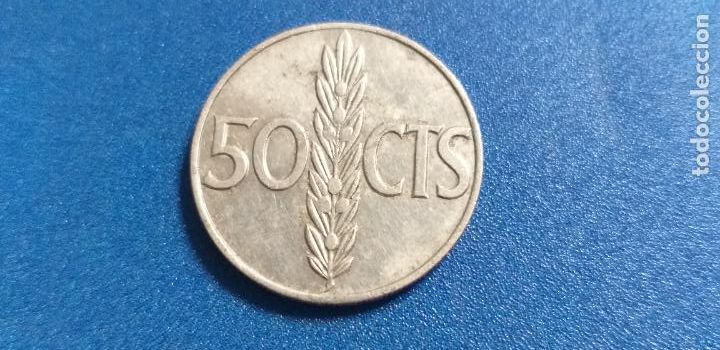 Monedas Franco: Moneda de 50 c&eacute;ntimos. A&ntilde;o 1966. Estrella 73 - Foto 1