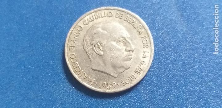 Monedas Franco: Moneda de 10 c&eacute;ntimos. A&ntilde;o 1959. - Foto 2