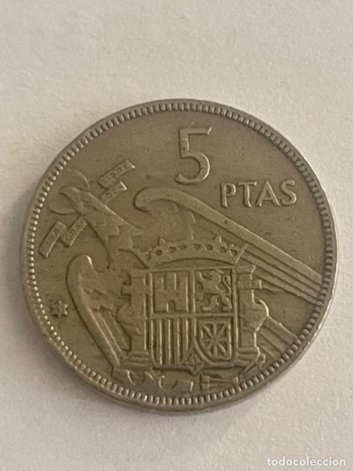 Monedas Franco: 5 pesetas 1957*63 - Foto 2