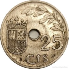 Monedas Franco: ESPAÑA. 25 CÉNTIMOS DE 1937 (DICTADURA DE FRANCO). KM# 753. (137).. Lote 354977868