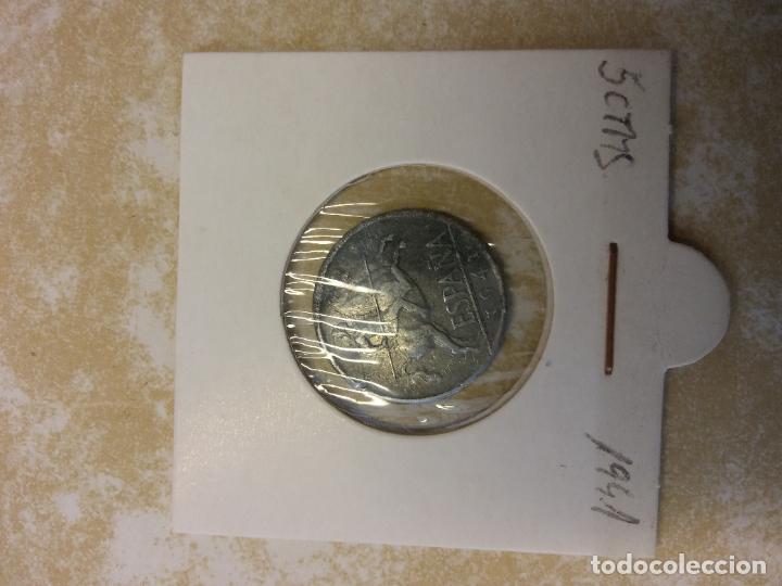 Monedas Franco: MONEDA CINCO CENTIMOS. ESPA&Ntilde;A. 1941 - Foto 1